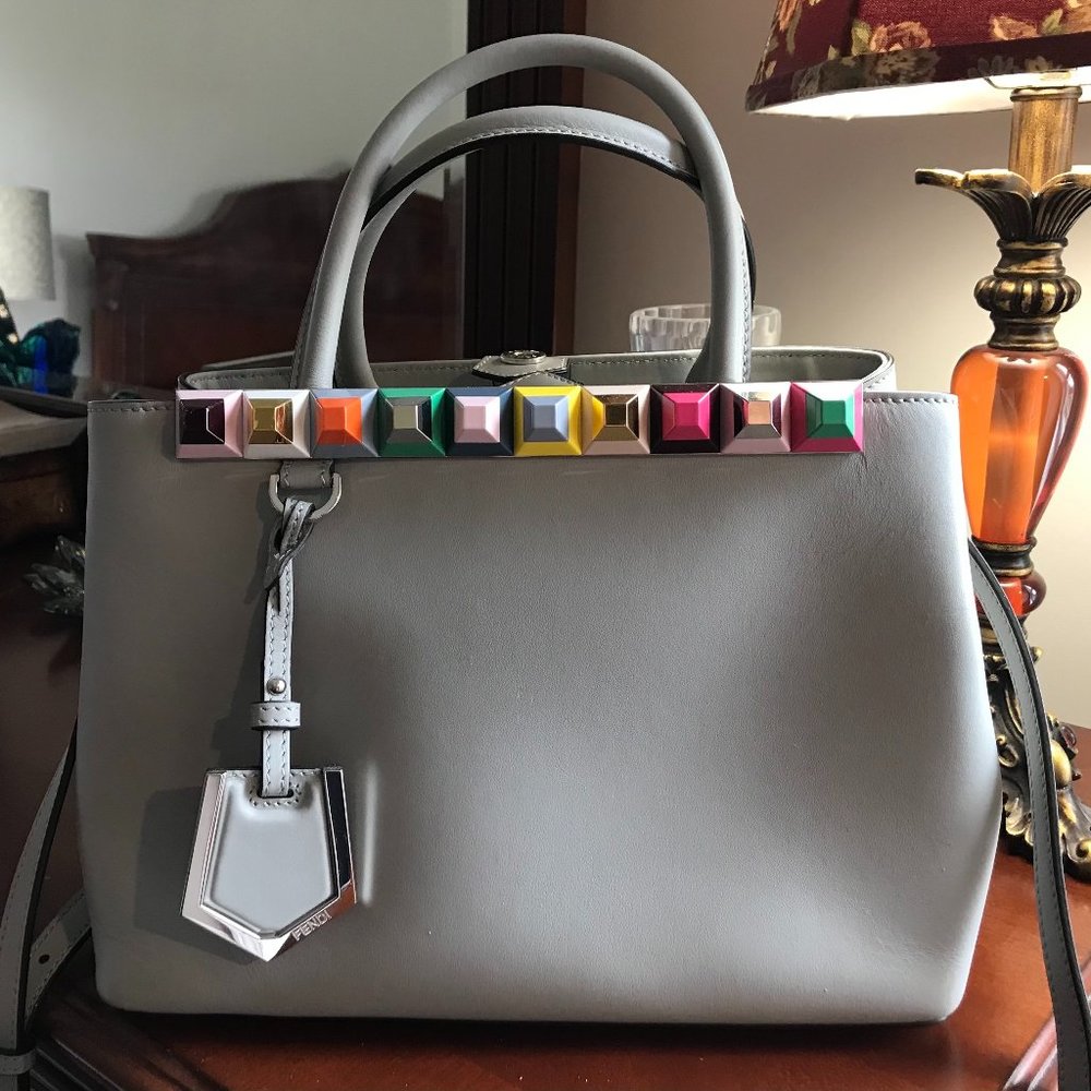 Fendi 2Jours Bag with multicolor hardware